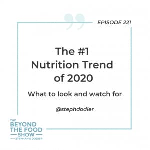221-Nutrition Trend of 2020 -Stephanie Dodier