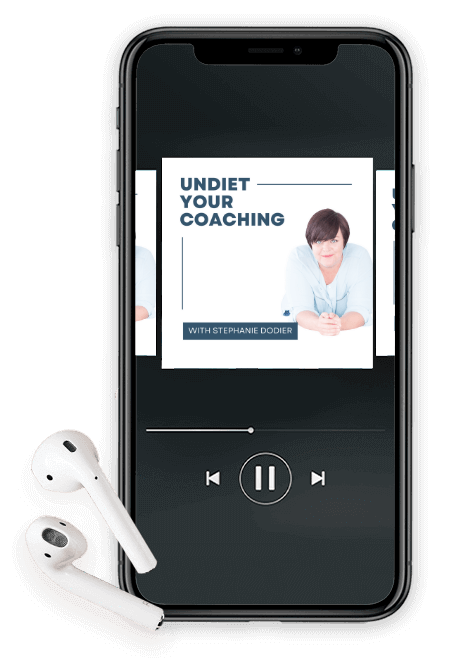 Undiet Your Coaching V2 Mockup undiet your coaching podcast