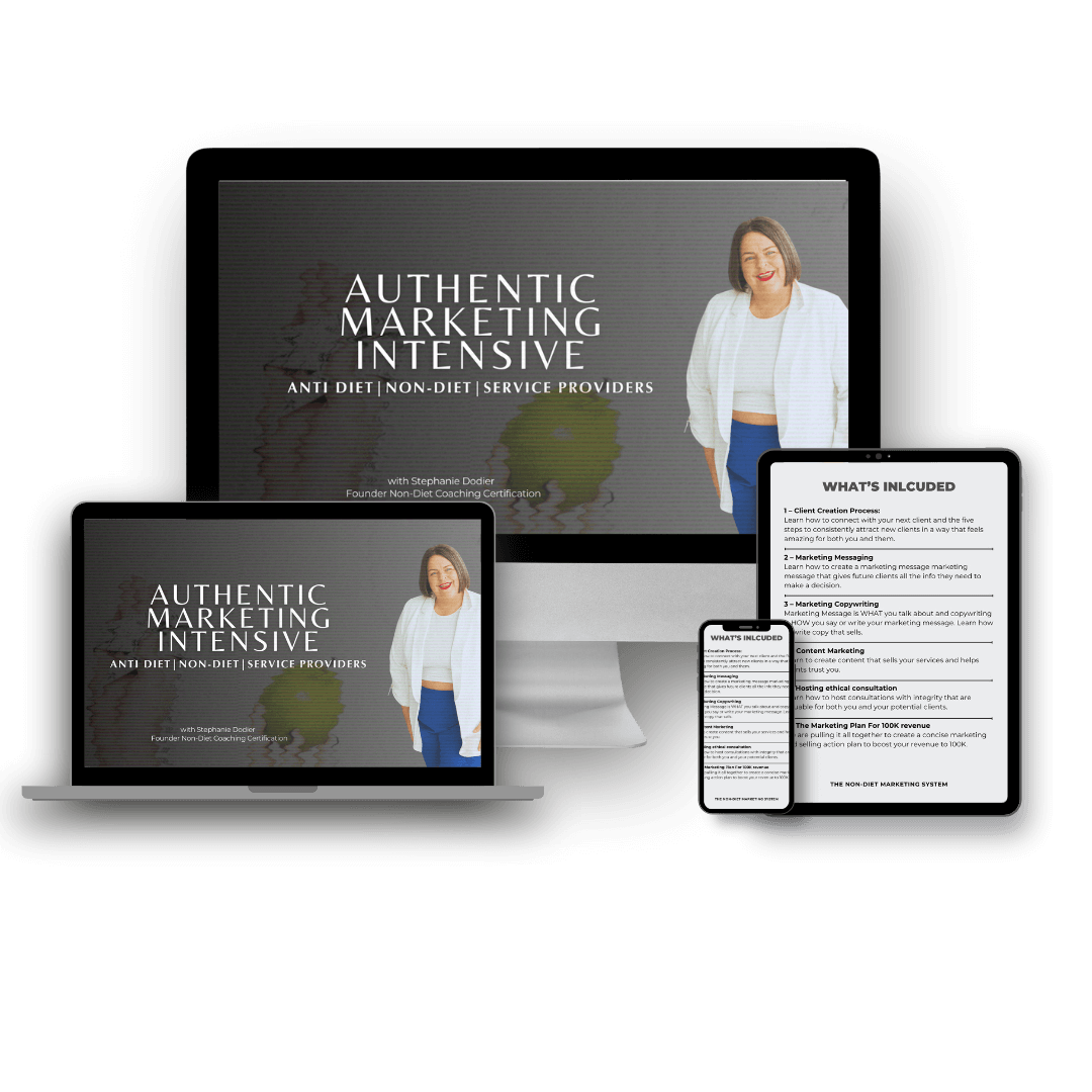 non-diet business coaching