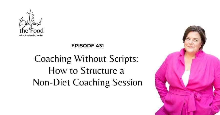 Non-Diet Coaching Session