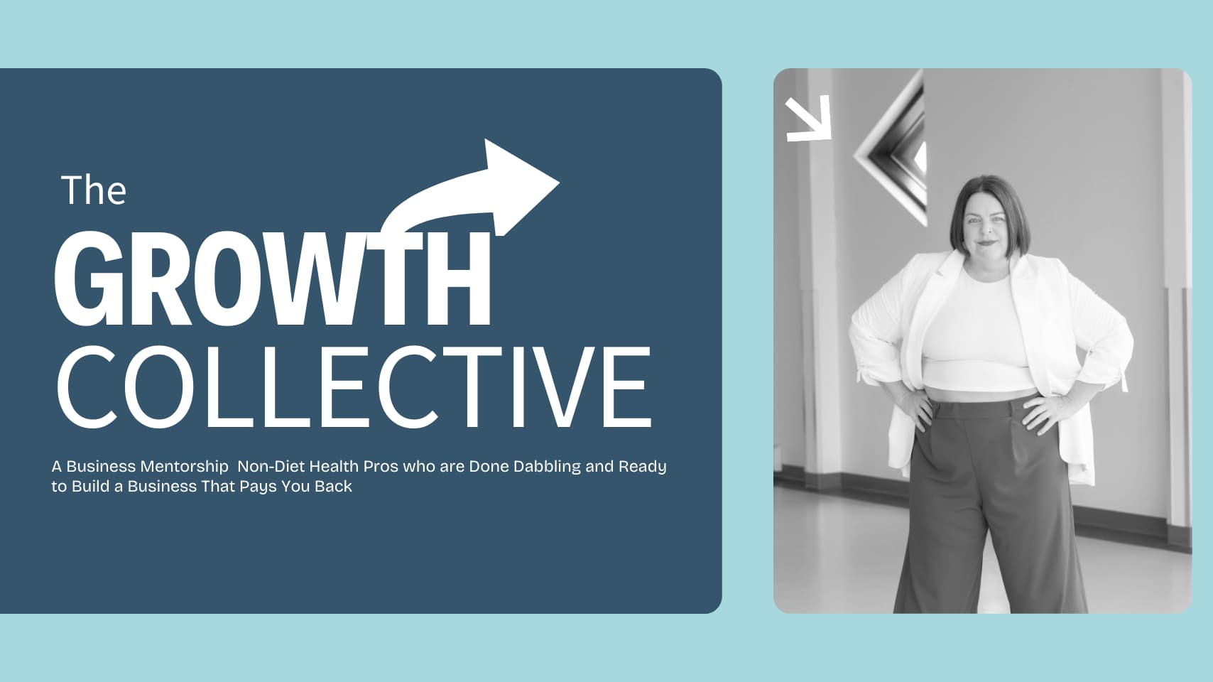 Growth Collective Header block anti-diet business mentorship